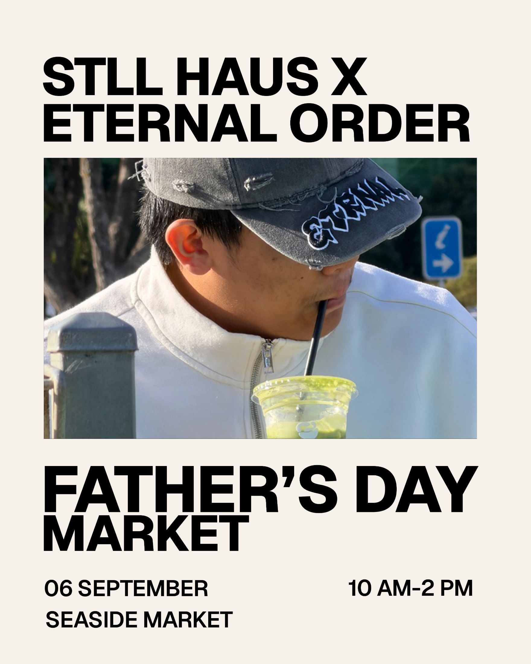 Father's Day Market | Seaside Market — STLL HAUS market poster